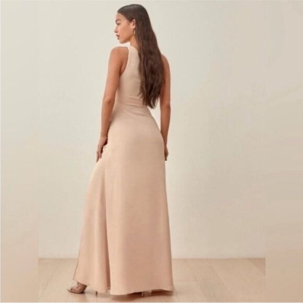 NWT Reformation Evelyn Dress Blush Pink Maxi Dress 6 - Picture 6 of 15